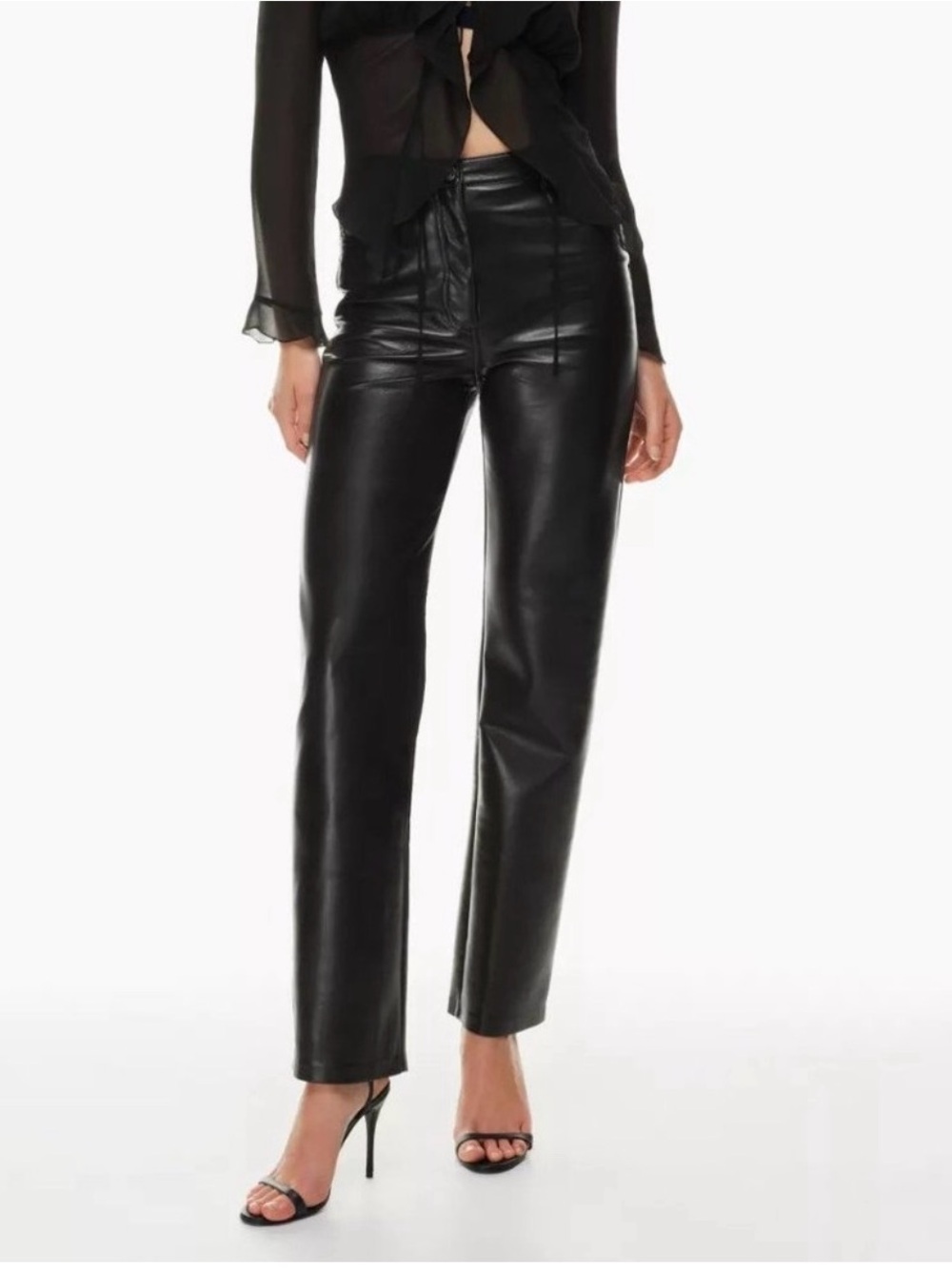 Aritzia Wilfred Melina Black Pants